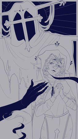 black&white Commission by @ispalotije on Tiktok!!